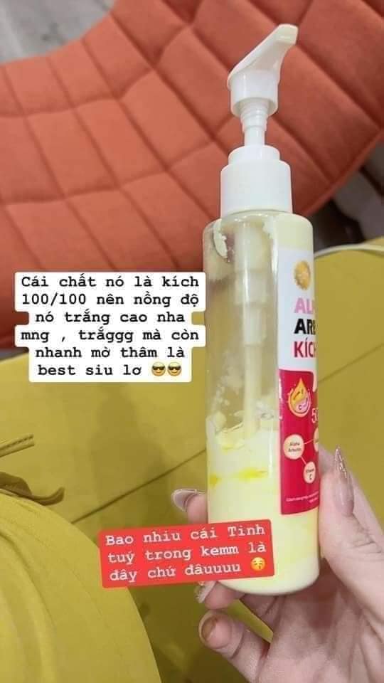 Kích này nó thơm muốn xỉu luôn  Kích trắng alpha abutin nicos
