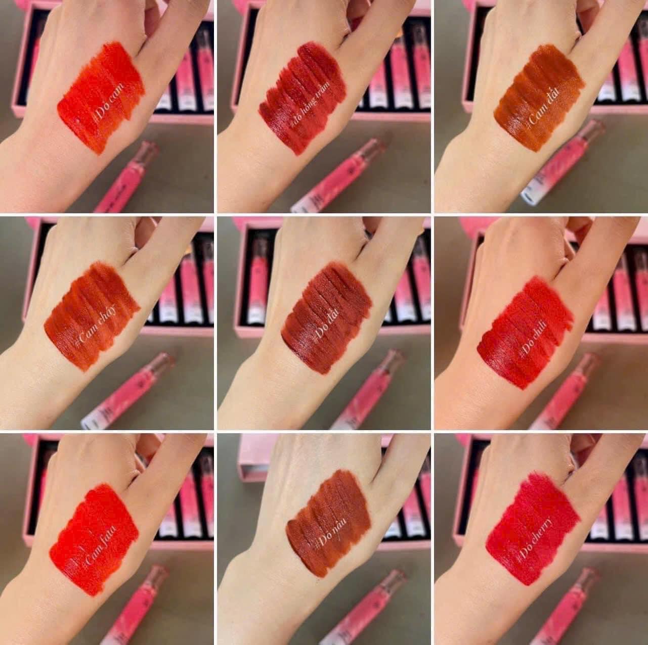 Son Kem Lì Hapy Matte LipCream Mẫu Mới Siêu Mịn Lì Chống Lem Chống Trôi