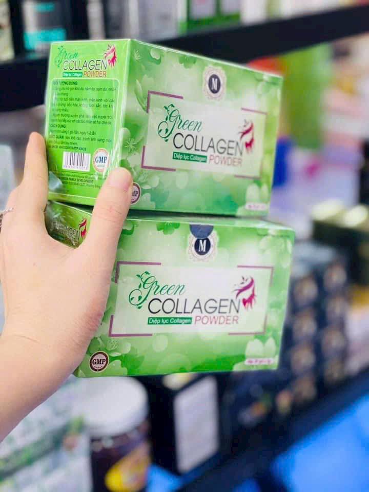 Diệp lục Collagen cam kết bổ sung chất xơ rau xanh và nước cho cơ thể và còn có rất nhiều tác dụng khác