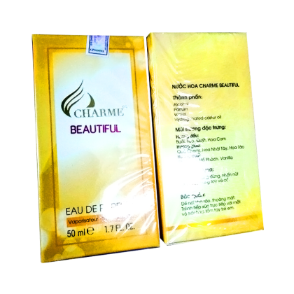 Nước Hoa Nữ Charme Beautiful 50ml sang trọng và quyến rũ