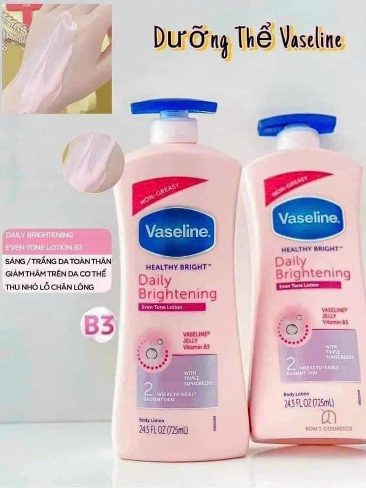 Sữa Dưỡng Thể Vaseline Healthy White 750ml