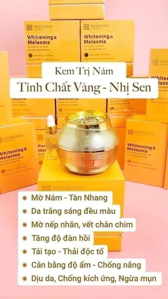 Kem Nám Nhị Sen Tinh Chất Vàng Hatagold Cosmetics