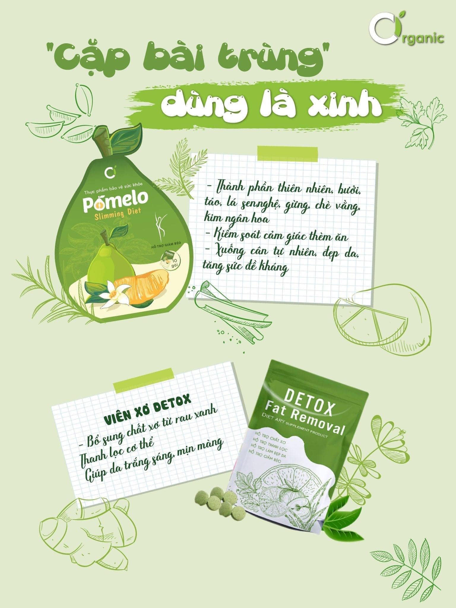 Kẹo Bưởi Giảm Cân Pomelo Ciorganic Slimming Diet