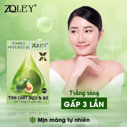 Tắm Trắng Bưởi Bơ ZoLey 3 in 1 Trắng sáng gấp 3 lần