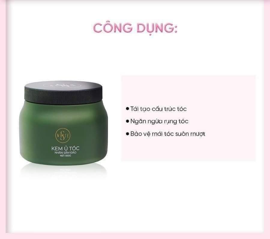 Combo Ủ + Gội Nhân Sâm Đào SWhite