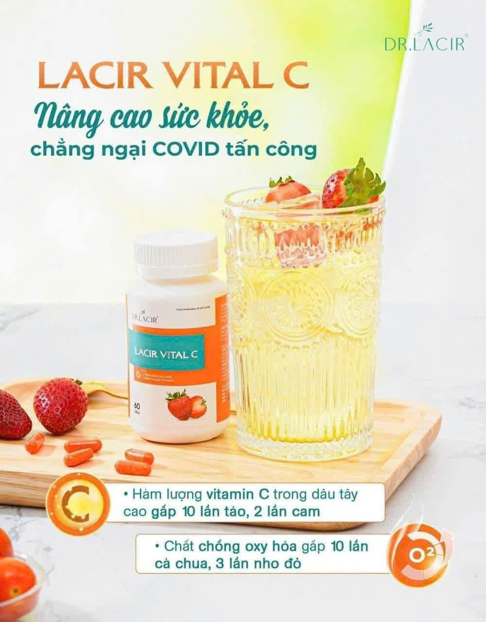 Viên Uống Vitamin Lacir Viral C Dr Lacir 60 viên