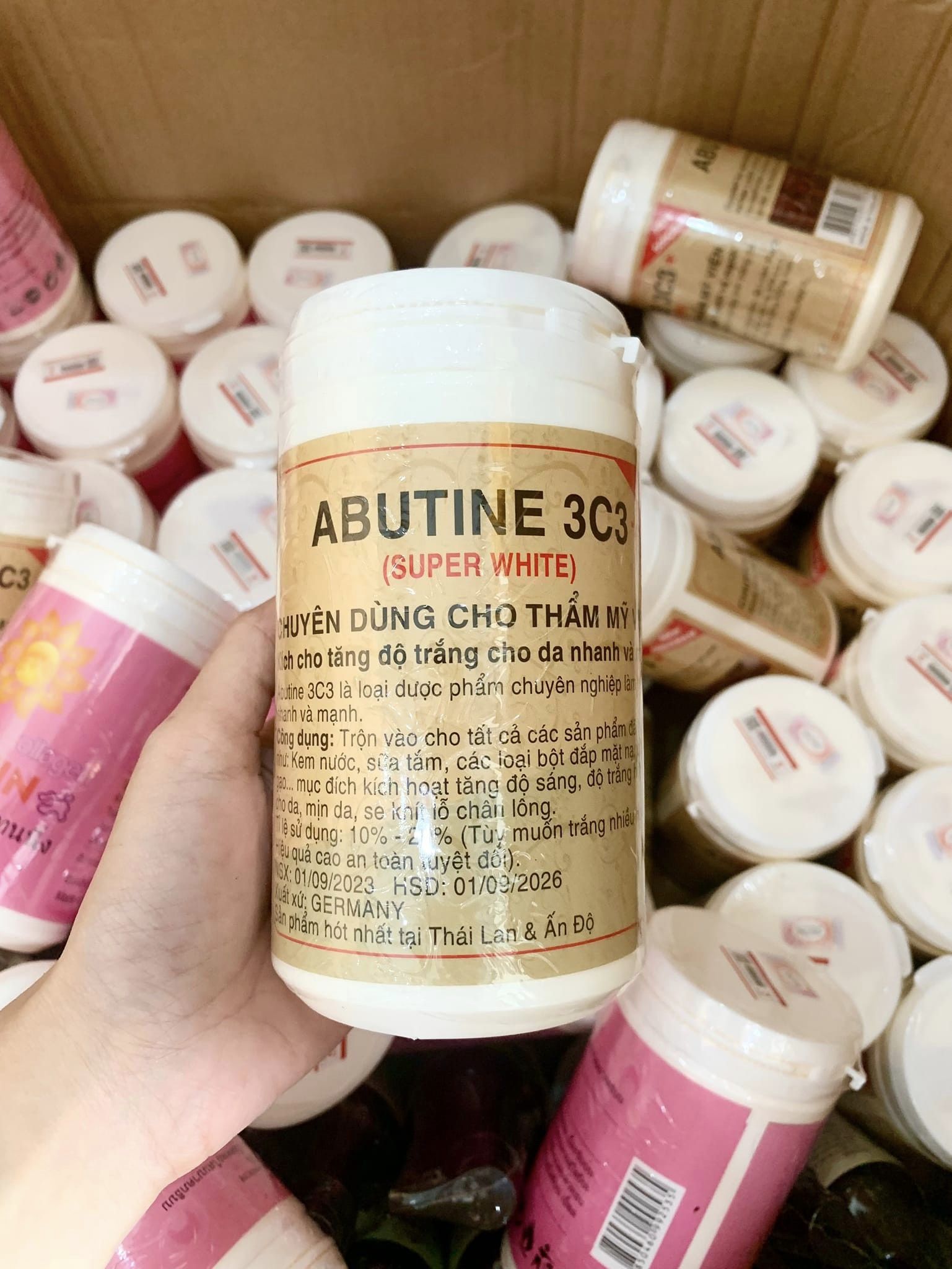 Kem Kίсh Trắng Abutine 3C3 Super White 500g