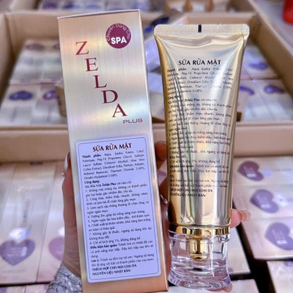 Sữa Rửa Mặt Zelda Plus Sạch Da Giữ Ẩm Ngừa Mụn
