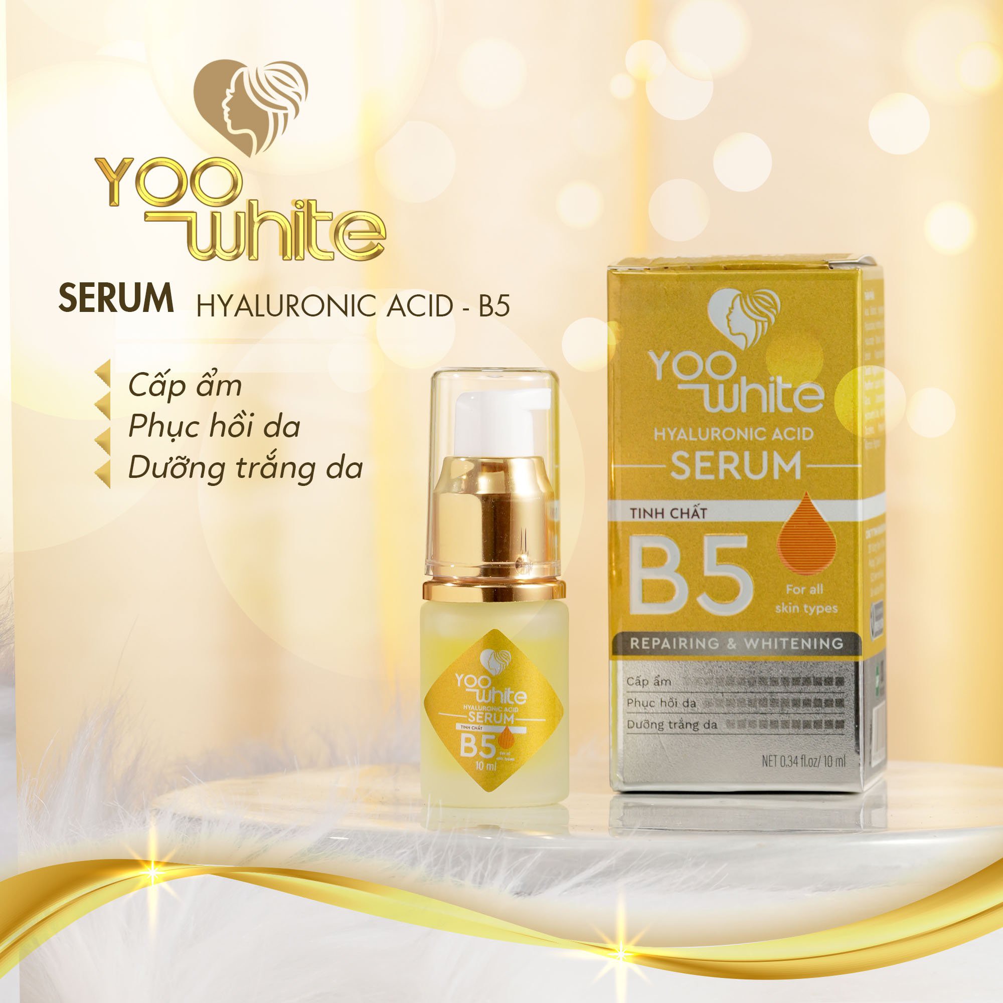 Lão hoá ngược cùng Serum tinh chất B5 càng dùng càng mướt da thêm trắng sáng mịn màng