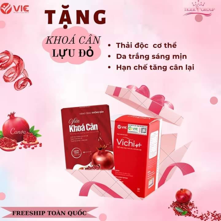 Siêu phẩm trị lờn Viên Uống Giảm Cân Vichi++ VIC Organic