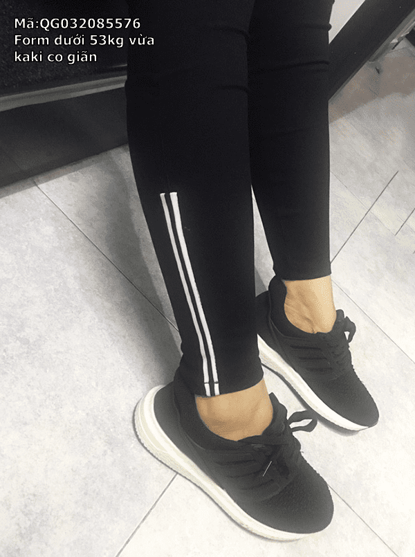 Quần kaki nữ viền 2 sọc trắng